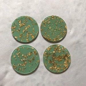 Gold Leaf Coasters